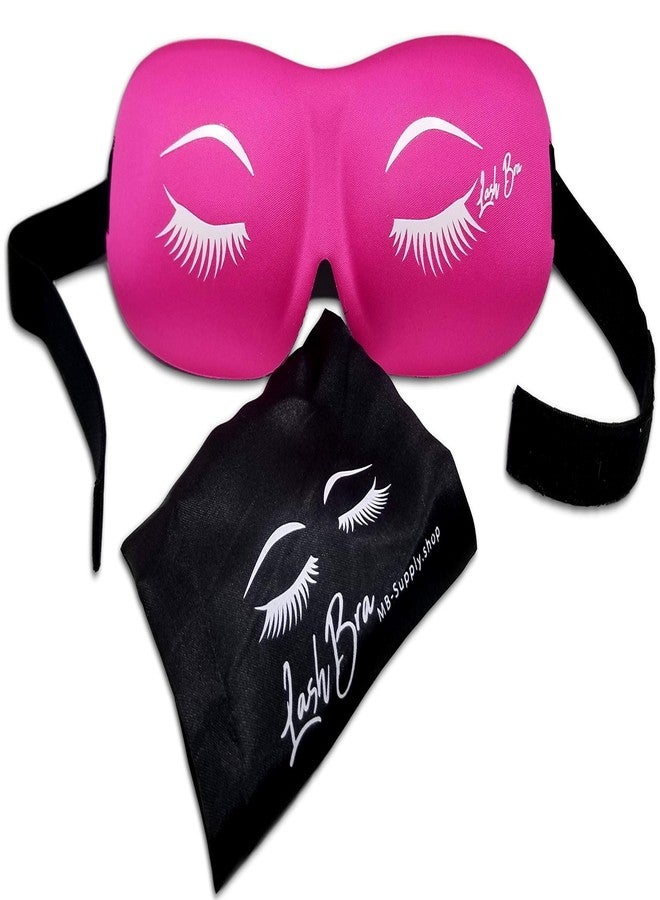 MBsupply Sleep Eye Mask 3D Contoured Blackout Soft Eye Cover Blindfold with Adjustable Strap. Light Blocking Mask with Deep Contour Protects Eyelashes and Extensions While Sleeping. - Image 1